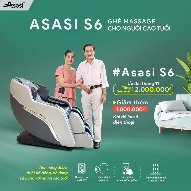 Ghế massage Asasi S6
