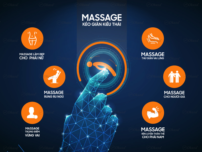Ghế massage Okasa OS-666