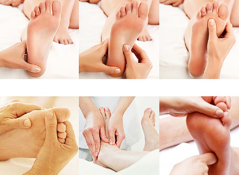 massage bấm huyệt bàn chân